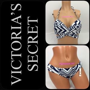 ✌🏽New Victoria’s Secret wrap halter bikini swim set